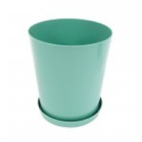 Кашпо с поддоном 4.5л мятный (15)