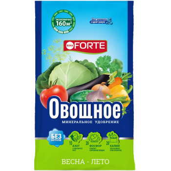 Удобрение комплексное гранулир Bona Forte Овощное с микроэлементами 1кг (25)