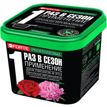 Удобрение сухое гранулир Bona Forte для пионов и роз пролонгир с биодоступн кремнием 1л ведро (12)