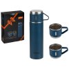 Термос 0,5л нержав 3термокружки синий Festa Mallony (12)
