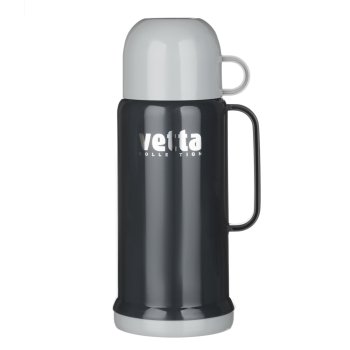 Термос 0,6л пластик стеклянная колба  Vetta (12) акция