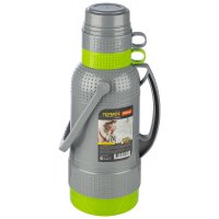 Термос 3,2л стеклянная колба пластиковый корпус 2 чашки Pratico (12)