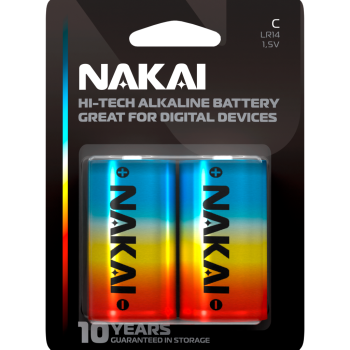 Батарейка LR14 NAKAI Hi-Tech 2xBL