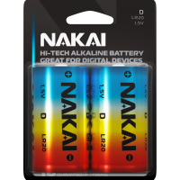 Батарейка LR20 NAKAI Hi-Tech 2xBL (24/144)