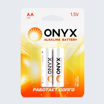 Батарейка LR 6 ONYX 2xBL (24/240)