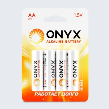 Батарейка LR 6 ONYX 4xBL (48/480)