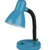Светильник настольный Е27 Uniel TLI-226 синий 60Вт (40)