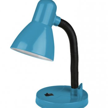Светильник настольный Е27 Uniel TLI-226 синий 60Вт (40)
