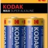 Батарейка LR20 Kodak Max 2xBL (20/100)