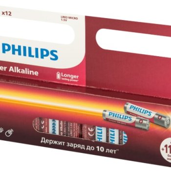 Батарейка LR 3 Philips Power 12xBL (240)