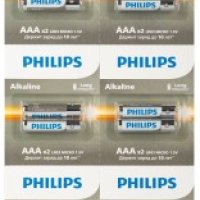 Батарейка LR 6 Philips Long 2/6xBL отрывной ((72/216))