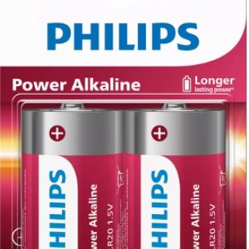 Батарейка LR20 Philips Power 2xBL (24/48)