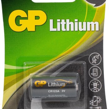 Батарейка CR123A GP Lithium 1xBL (10)