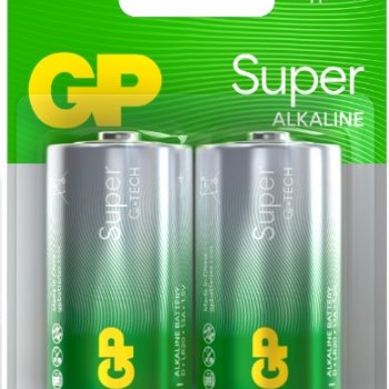 Батарейка LR20 GP Super G-Tech 2xBL (20/160)