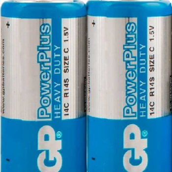 Батарейка R14 PowerPlus GP б/б 2S (24/480)