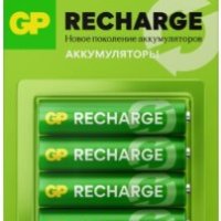 Аккумулятор NiMh R 3 400мАч GP Recharge 4xBL (32/192)