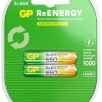 Аккумулятор NiMh R 3 650мАч GP ReEnergy 2xBL (20/200)