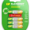 Аккумулятор NiMh R 3 1000мАч GP ReEnergy 3+1xBL (40/400)