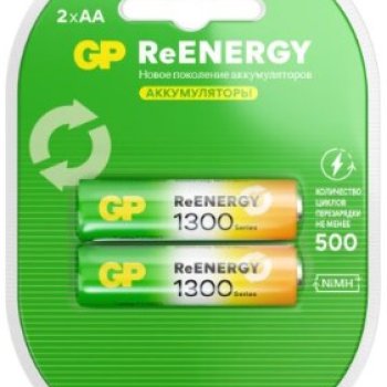 Аккумулятор NiMh R 6 1300мАч GP ReEnergy 2xBL (20/200)