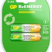 Аккумулятор NiMh R 6 2100мАч GP ReEnergy 2xBL (20/200)