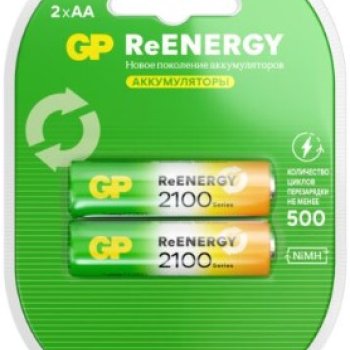 Аккумулятор NiMh R 6 2100мАч GP ReEnergy 2xBL (20/200)