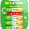 Аккумулятор NiMh R 6 2700мАч GP ReEnergy 3+1xBL (40/320)