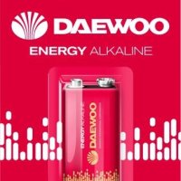 Батарейка 6LR61 Daewoo Energy 1xBL (12)