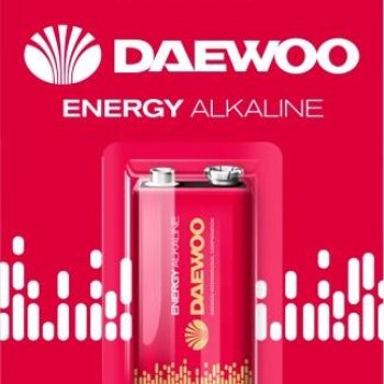 Батарейка 6LR61 Daewoo Energy 1xBL (12)