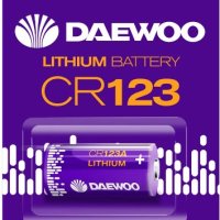 Батарейка CR123A Daewoo Lithium 1xBL (10)