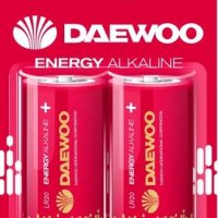 Батарейка LR20 Daewoo 2xBL (12/96)