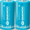 Батарейка R20 Daewoo б/б 2S (24/288)