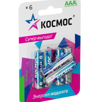 Батарейка LR 3 Космос 6xBL (72/432)