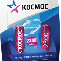Аккумулятор NiMh R 6 2300мАч Космос 2xBL (24)