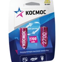 Аккумулятор NiMh R 6 2700мАч Космос 2xBL (24)