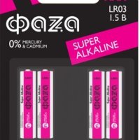 Батарейка Фаzа LR 3 (4*Bl) Super (48/576)