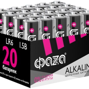 Батарейка LR 6 Фаzа 20Box (480)