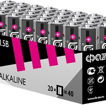 Батарейка LR 6 Фаzа 40Box (480)