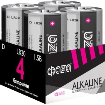 Батарейка LR20 Фаzа 4Box (96)