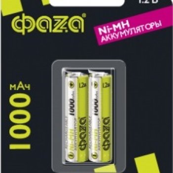 Аккумулятор NiMh R 3 1000мАч Фаzа 2xBL (20)