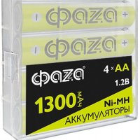 Аккумулятор NiMh R 6 1300мАч Фаzа 4Box (40)