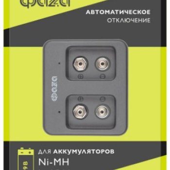 Зарядное устройство Фаzа CNLD-2IS-09 (без аккумуляторов, 2*6F22) (40)