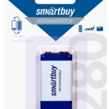 Аккумулятор NiMh 6F22 280мАч SmartBuy 1xBL (25/200)
