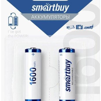 Аккумулятор NiMh R 6 1600мАч SmartBuy 2xBL (24/240)