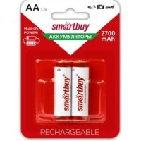 Аккумулятор NiMh R 6 2700мАч SmartBuy 2xBL (24/240)