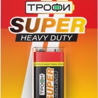 Батарейка 6F22 Трофи Super 1xBL (12/96)