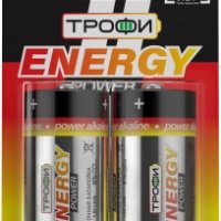 Батарейка LR20 Трофи 2xBL (12/96)