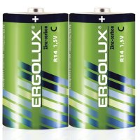 Батарейка R14 Ergolux б/б 2S (12/288)
