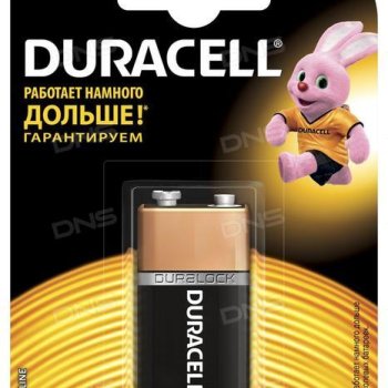 Батарейка 6LR61 Duracell 1xBL (MN1604) (10/30)