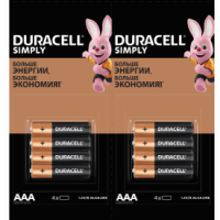 Батарейка LR 3 Duracell Basic 4xBLx4 отрывной (16/240)