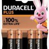 Батарейка LR 6 Duracell Plus 4xBL (80)